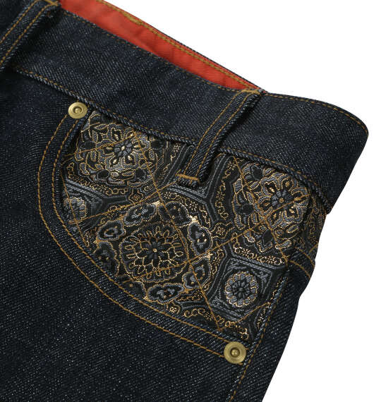 絡繰魂 月光狼デニムパンツ ネイビー