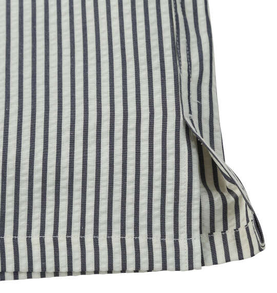 OUTDOOR PRODUCTS サッカー/ジャガード半袖オープンカラーシャツ ホワイト