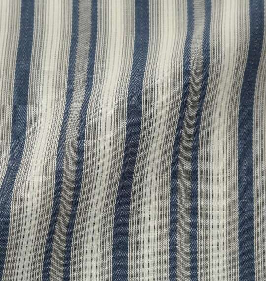 OUTDOOR PRODUCTS サッカー/ジャガード半袖オープンカラーシャツ ネイビー