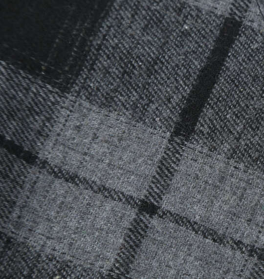 OUTDOOR PRODUCTS ビエラチェック長袖シャツ ブラック