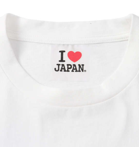 アイラブジャパン 半袖Tシャツ オフホワイト