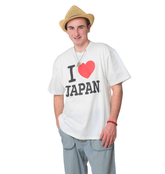アイラブジャパン 半袖Tシャツ オフホワイト