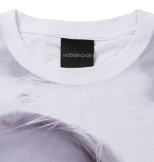 MODISH GAZE 昇華転写プリント半袖Tシャツ レディー柄