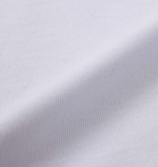 launching pad スラブリップル半袖フルジップパーカー+半袖Tシャツ ホワイト杢×ホワイト