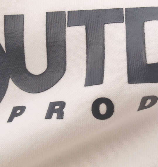 OUTDOOR PRODUCTS 裏起毛クルートレーナー オフホワイト