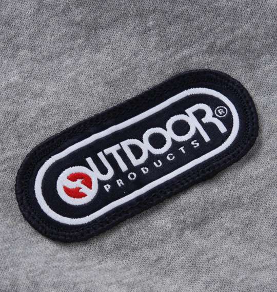 OUTDOOR PRODUCTS 裏起毛クルートレーナー モクグレー