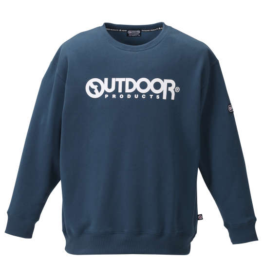 OUTDOOR PRODUCTS 裏起毛クルートレーナー ブルー
