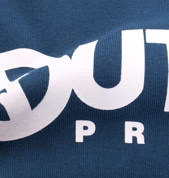 OUTDOOR PRODUCTS 裏起毛クルートレーナー ブルー