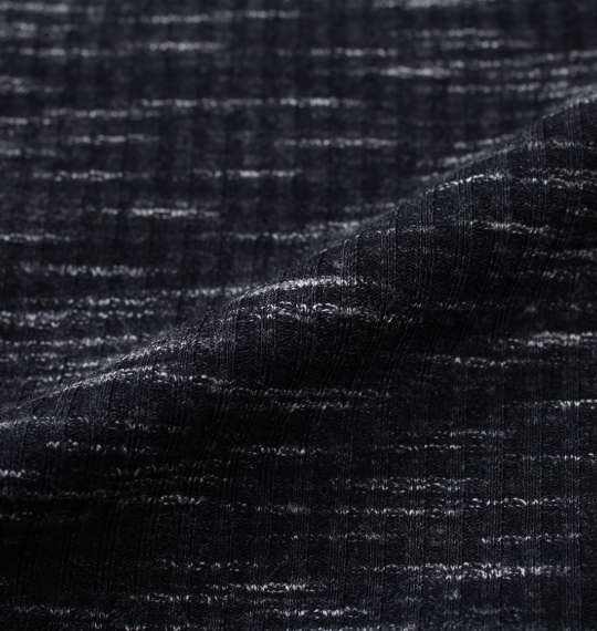 launching pad 杢テレコフルジップパーカー+半袖Tシャツ ブラック杢×ホワイト