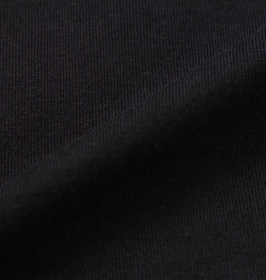 launching pad ランダム針抜きテレココーディガン+半袖Tシャツ ブラック杢×ブラック