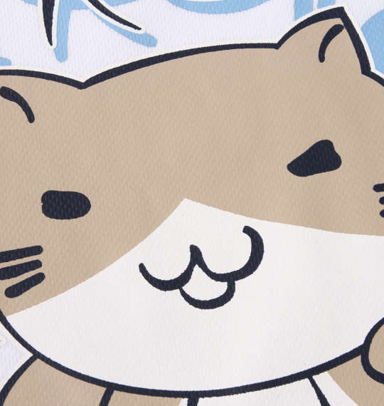 NECOBUCHI-SAN DRYハニカムメッシュ半袖Tシャツ ホワイト