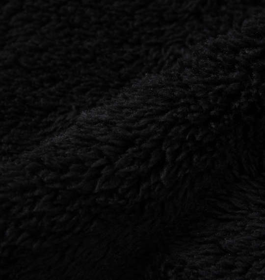 b-one-soul シャギーボアフルジップパーカー ブラック