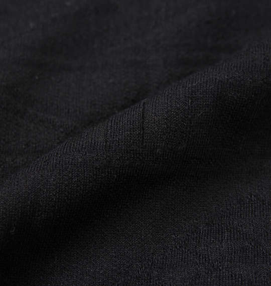 launching pad オルテガジャガード半袖フルジップパーカー+半袖Tシャツ ブラック×ホワイト