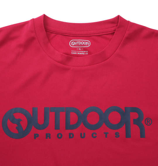 OUTDOOR PRODUCTS DRYメッシュ半袖Tシャツ ピンク