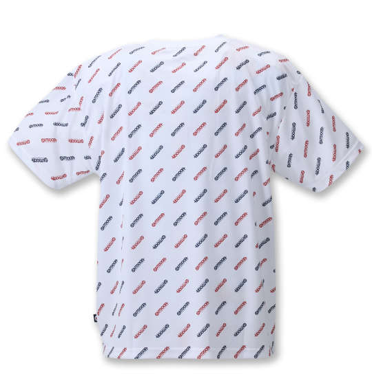 OUTDOOR PRODUCTS DRYメッシュロゴプリント半袖Tシャツ ホワイト