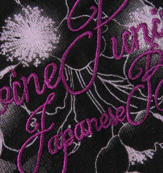 絡繰魂抜刀娘 結愛長袖Tシャツ ブラック