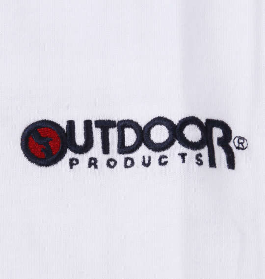 OUTDOOR PRODUCTS 天竺長袖Tシャツ ホワイト