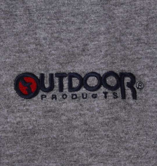 OUTDOOR PRODUCTS 天竺長袖Tシャツ モクグレー