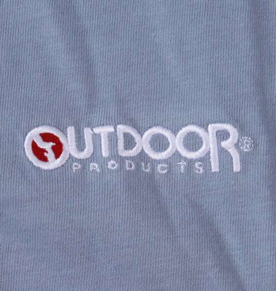 OUTDOOR PRODUCTS 天竺長袖Tシャツ ブルー