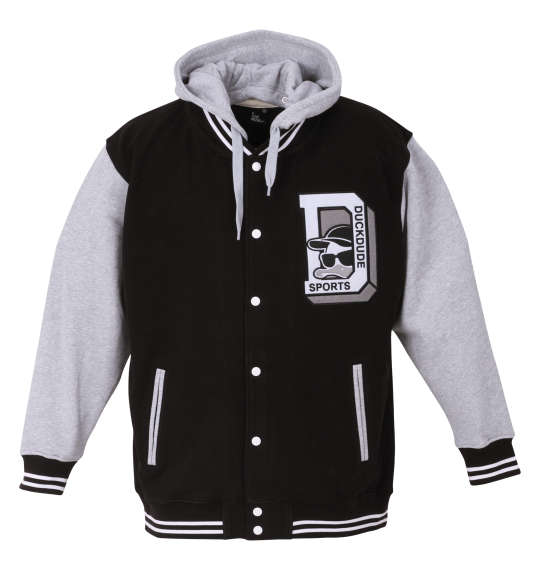 b-one-soul DUCK DUDEスウェットスタジャン ブラック