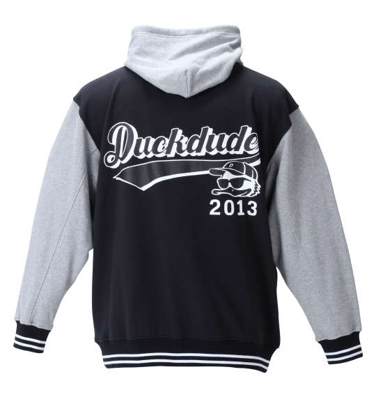 b-one-soul DUCK DUDEスウェットスタジャン ブラック