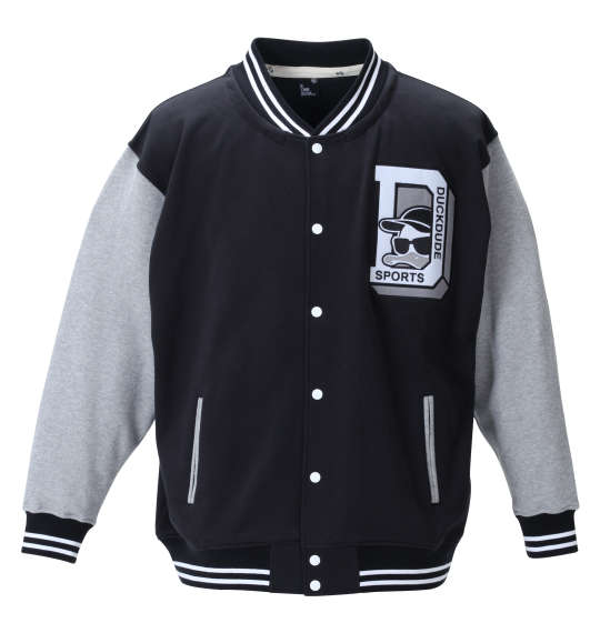 b-one-soul DUCK DUDEスウェットスタジャン ブラック