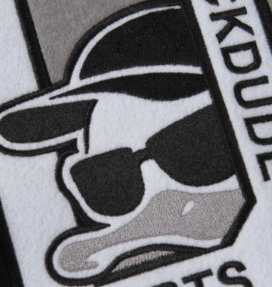 b-one-soul DUCK DUDEスウェットスタジャン ブラック