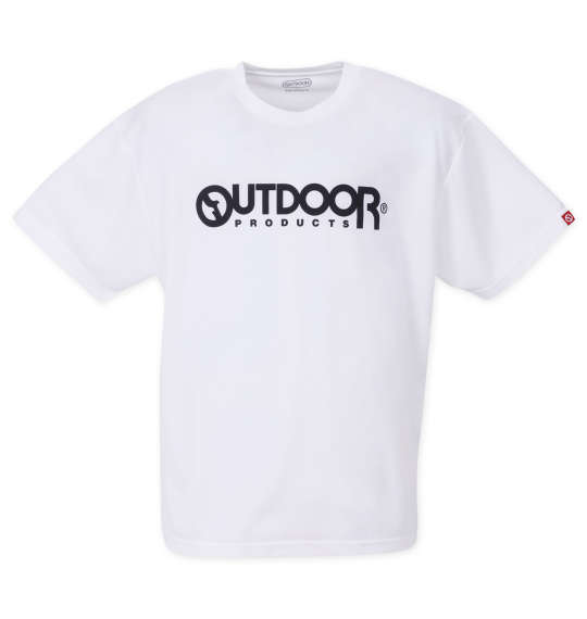 OUTDOOR PRODUCTS DRYメッシュ半袖Tシャツ ホワイト