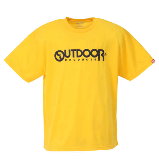 OUTDOOR PRODUCTS DRYメッシュ半袖Tシャツ イエロー