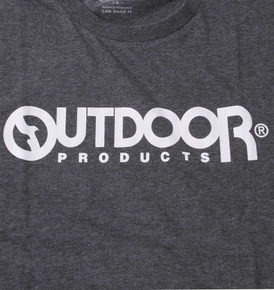 OUTDOOR PRODUCTS 天竺半袖Tシャツ チャコール