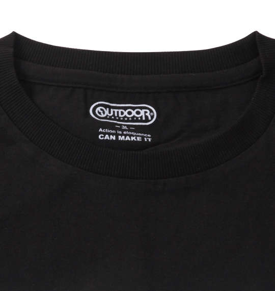OUTDOOR PRODUCTS 天竺半袖Tシャツ ブラック
