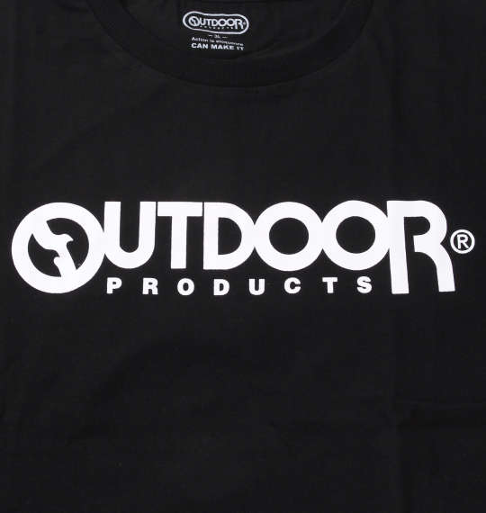 OUTDOOR PRODUCTS 天竺半袖Tシャツ ブラック