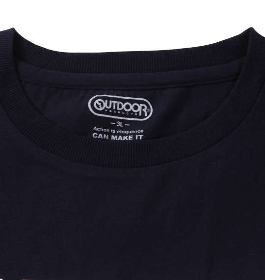 OUTDOOR PRODUCTS 天竺半袖Tシャツ ネイビー
