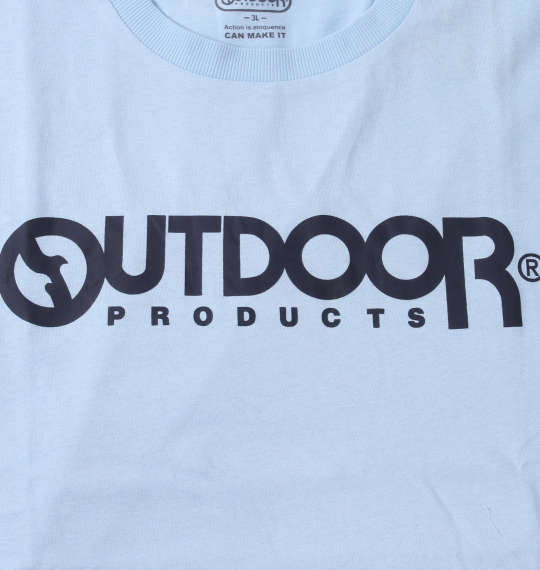 OUTDOOR PRODUCTS 天竺半袖Tシャツ サックス
