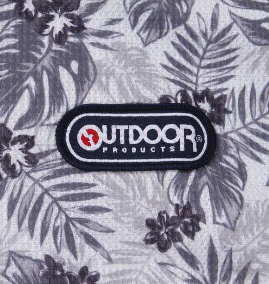 OUTDOOR PRODUCTS ワッフル半袖フルジップパーカー グレー系