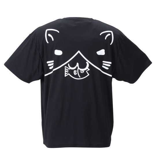 NECOBUCHI-SAN ポケット付DRYハニカムメッシュ半袖Tシャツ ブラック