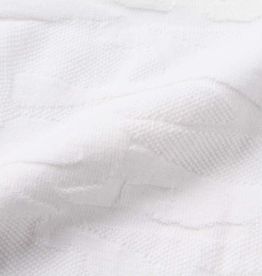 GLADIATE 刺繍カモフラジャガード半袖VネックTシャツ ホワイト