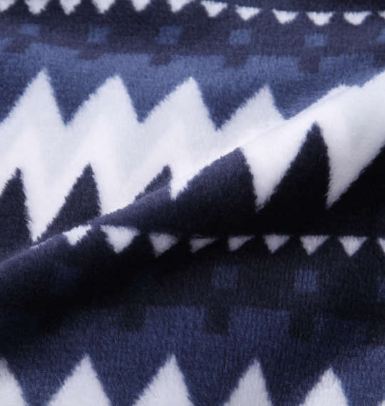 OUTDOOR PRODUCTS シルキーフリースジャケット ネイビー系