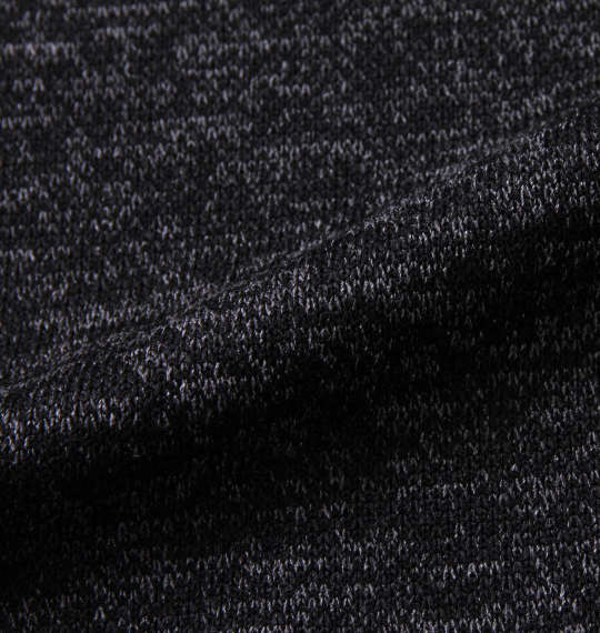 launching pad ショールジャケット+半袖Tシャツ ブラック杢×ブラック