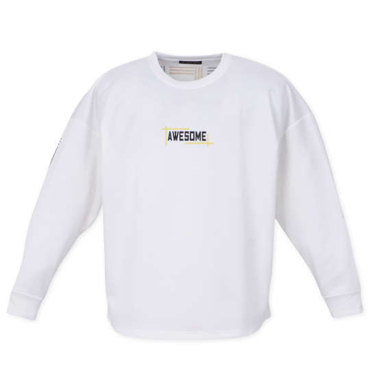 in the attic アーチロゴポンチ長袖Tシャツ オフホワイト