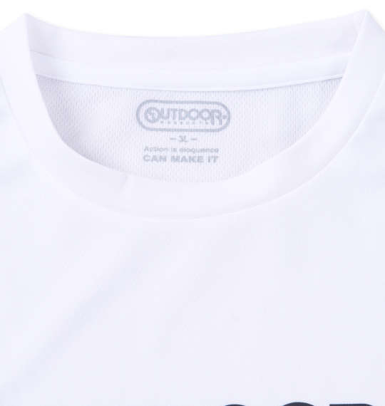 OUTDOOR PRODUCTS DRYメッシュ半袖Tシャツ ホワイト