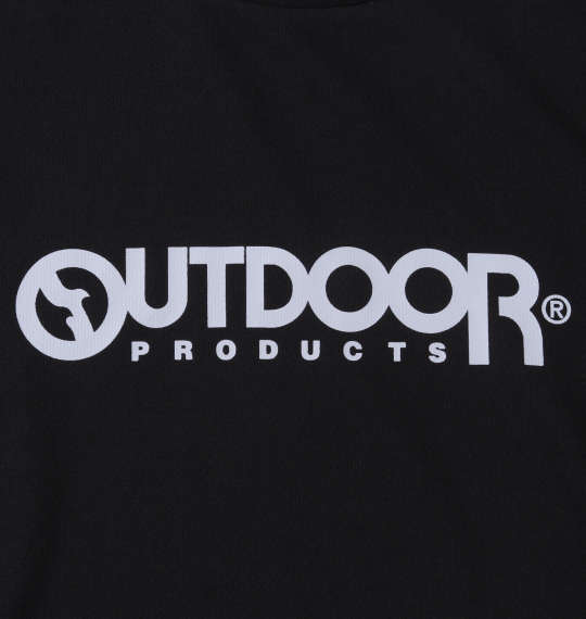 OUTDOOR PRODUCTS DRYメッシュ半袖Tシャツ ブラック