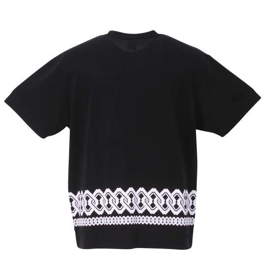 黒柴印和んこ堂 花火和み柴っこ半袖Tシャツ ブラック