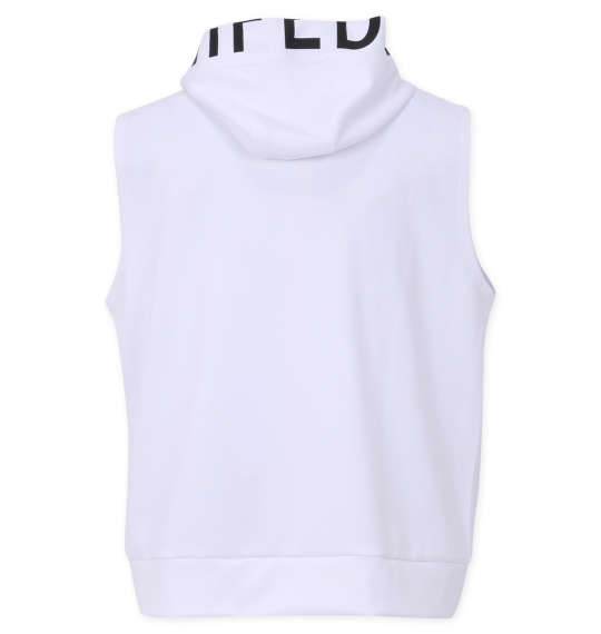 in the attic ポンチノースリーブパーカー+半袖Tシャツ ホワイト×ブラック