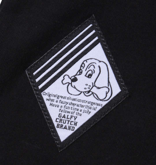 GALFY チャカ半袖Tシャツ ブラック