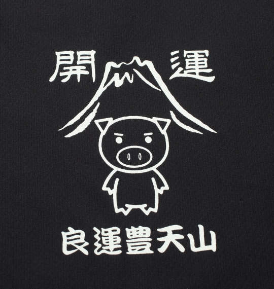 豊天 特盛美豚DRYハニカムメッシュ半袖Tシャツ+ハーフパンツ ブラック