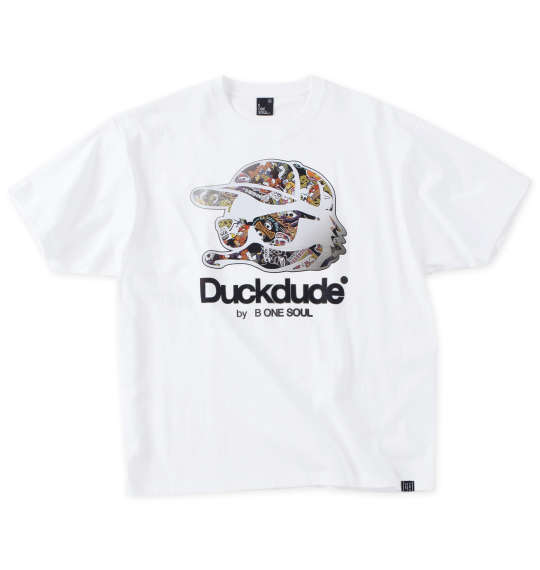 b-one-soul DUCK DUDEステッカーフェイス半袖Tシャツについてのご案内