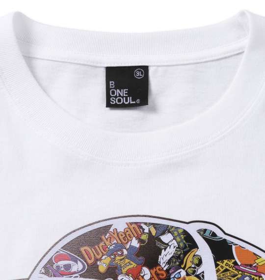 b-one-soul DUCK DUDEステッカーフェイス半袖Tシャツについてのご案内