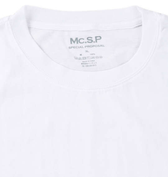 Mc.S.P スリーブレス3枚パック ホワイト