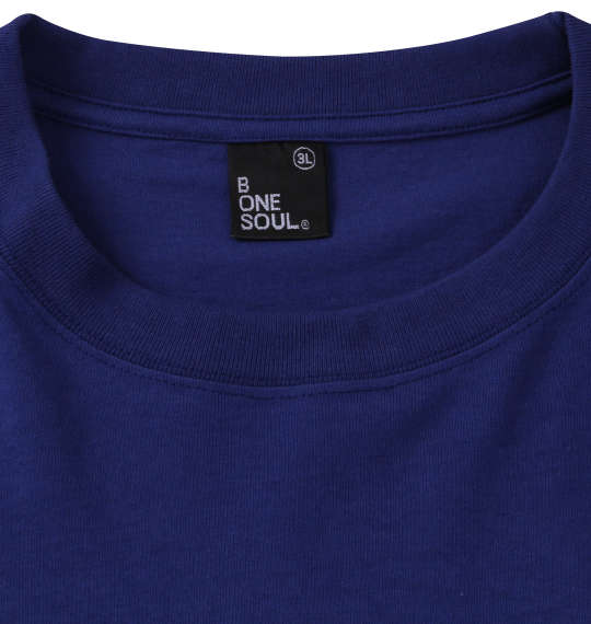 b-one-soul DUCK DUDEクワッキーブロッサム長袖Tシャツ コバルト